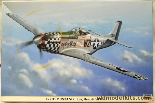 Hasegawa 1/32 P-51D Mustang - With SAC Metal Gear And Wheels / Barracuda P-51D Mustang Late Seat With Belts / Cutting Edge And Two Super Scale Decal Sheets - 'Big Beautiful Doll' 78th FG, 08152 plastic model kit