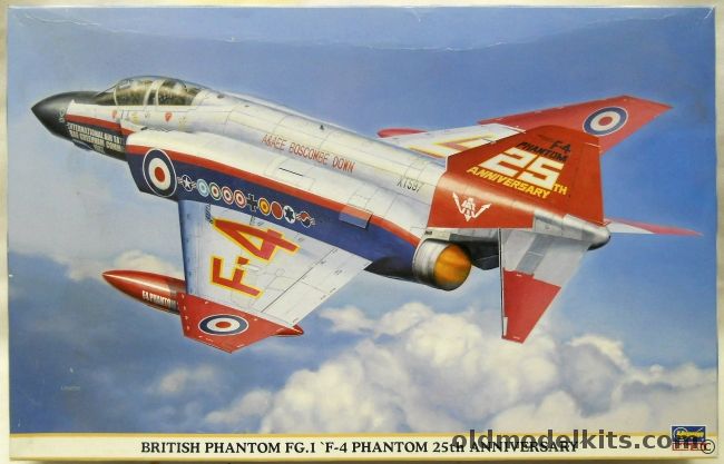 Hasegawa 1/48 British Phantom II FG.1 - F-4 25th Anniversary, 09462 plastic model kit