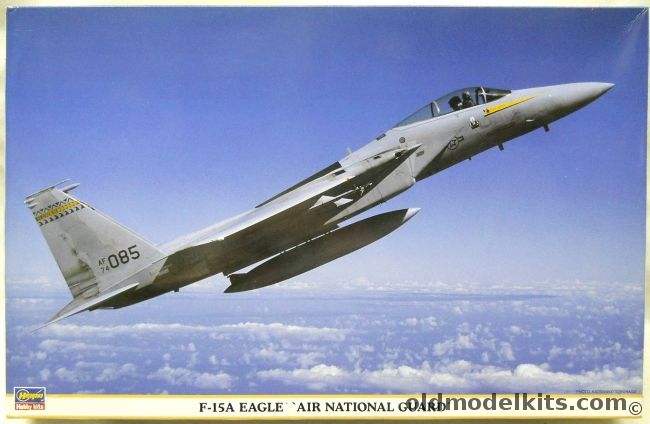 Hasegawa 1/48 F-15A Eagle Air National Guard -  Also With TwoBobs Decals, 09808 plastic model kit