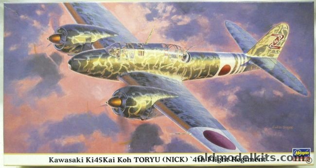 Hasegawa 1/48 Kawasaki Ki-45 Kai Koh Toryu Nick - 4th Flight Regiment, 09836 plastic model kit
