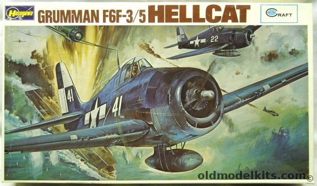 Hasegawa 1/32 Grumman F6F-3/5  Hellcat - (F6F5 F6F3) US Navy VF-17 or Royal Navy, JS-081-800 plastic model kit