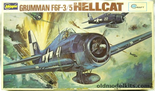 Hasegawa 1/32 Grumman F6F-3/5  Hellcat - (F6F5 F6F3) US Navy VF-17 or Royal Navy, JS-081-800 plastic model kit