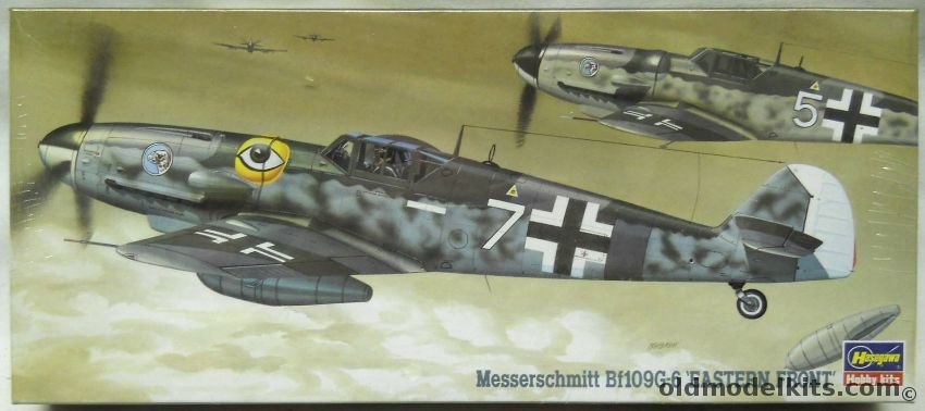 Hasegawa 1/72 Messerschmitt Bf-109G-6 Eastern Front - (Bf109 G-6), AP119 plastic model kit