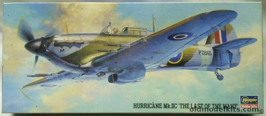 Hasegawa 1/72 Hurricane Mk.IIC The Last of Many - No. 3 Sq RAF 1941 / Last Hurricane Produced, AP39 plastic model kit