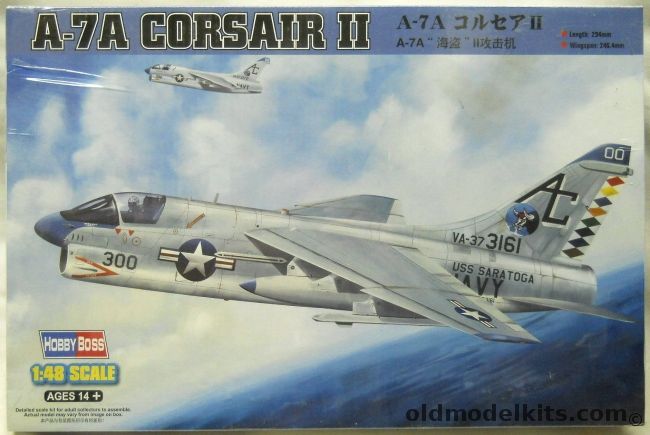 Hobby Boss 1/48 A-7A Corsair II - VA-37 USS Saratoga 1971 / VA-105 Saratoga 1973, 80342 plastic model kit