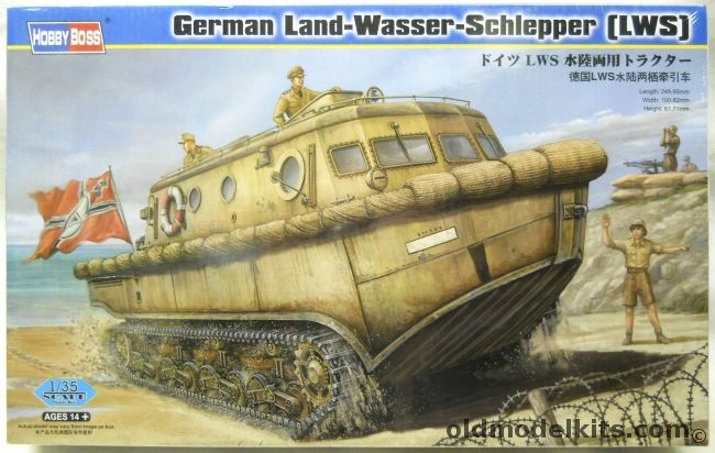 Hobby Boss 1/35 German Land-Wasser-Schlepper LWS, 82430 plastic model kit