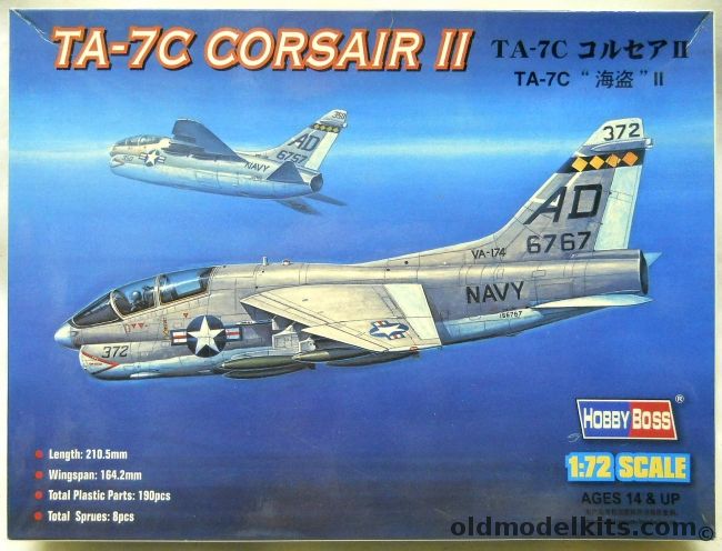 Hobby Boss 1/72 TA-7C Corsair II - Two Seat Trainer, 87209 plastic model kit