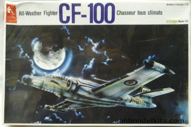 Hobby Craft 1/72 Avro CF-100 Canuck - All-Weather Fighter - 409th Nighthawk Squadron RCAF, HC1391 plastic model kit