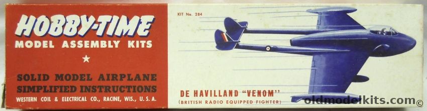 Hobby-Time 1/56 De Havilland Venom, 284 plastic model kit