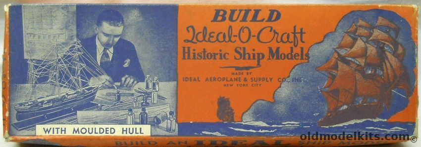 Ideal Aeroplane & Supply Revenue Cutter - 12 Inch Long Wooden Model With Moulded Hull plastic model kit