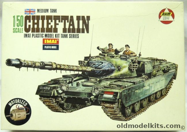 Imai 1/50 Chieftain Medium Tank Motorized - (ex Bandai), 1-527-198 plastic model kit
