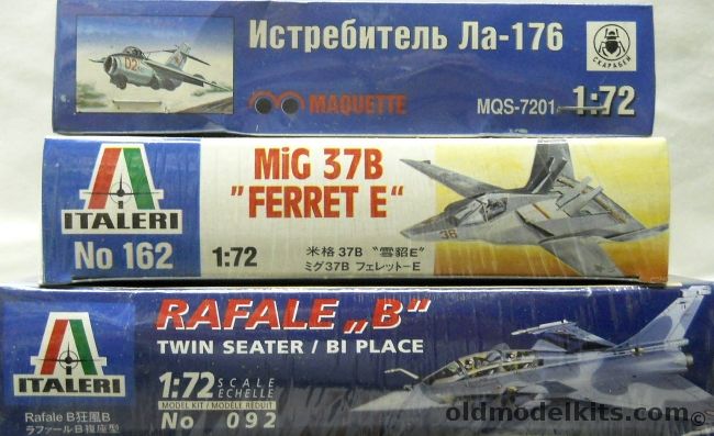 Italeri 1 72 Mig 37B Ferret E And Italeri Rafale B And Maquette La 176 162