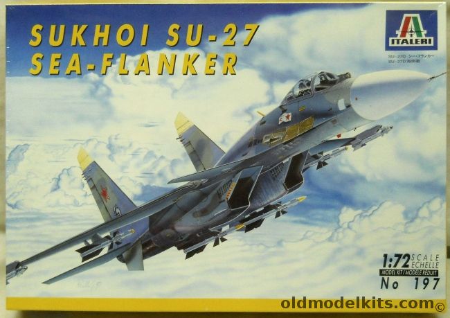 Italeri 1/72 Sukhoi Su-27 Sea-Flanker, 197 plastic model kit