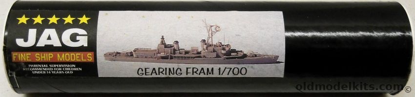 JAG 1/700 USS Gearing FRAM, JAG001 plastic model kit