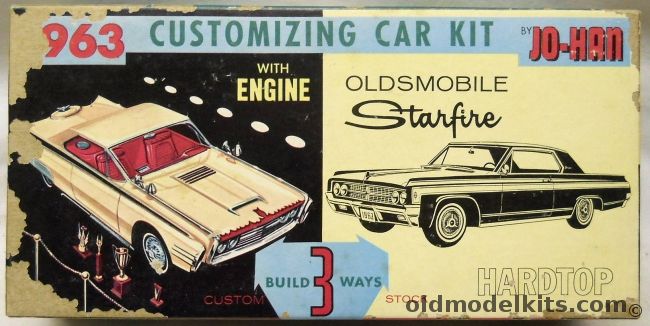 Jo-Han 1/25 1963 Oldsmobile Starfire Hardtop - Stock / Custom / Drag or Track, 2163-139 plastic model kit
