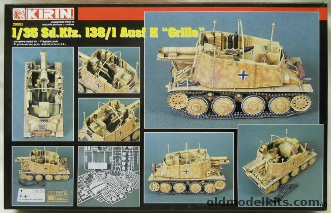 Kirin 1/35 Sd.Kfz. 138/I Ausf H Grille, 28003 plastic model kit