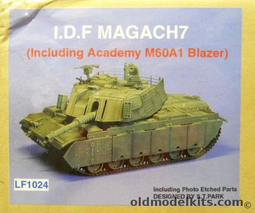 Legend 1/35 IDF Megach7 - Including Base Kit Academy M60A1 Blazer, LF1024 plastic model kit