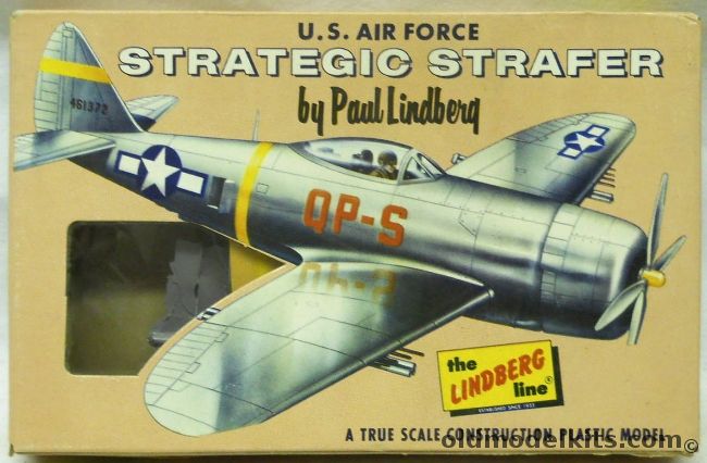 Lindberg 1/72 US Strategic Strafer P-47 Thunderbolt, 416-29 plastic model kit