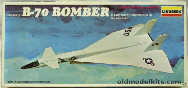 Lindberg 1/180 B-70 Bomber - (XB-70), 5403 plastic model kit
