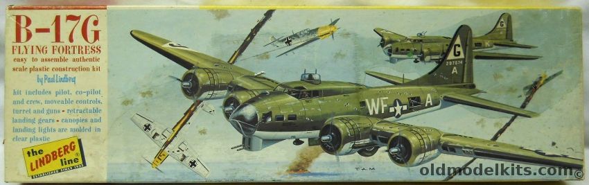 Lindberg 1/64 B-17G Flying Fortress, 574-200 plastic model kit
