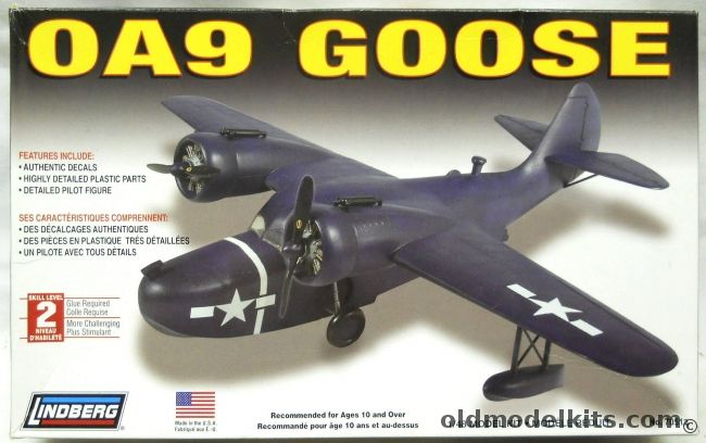 Lindberg 1/48 OA-9 Goose - G-21 / JRF, 70512 plastic model kit