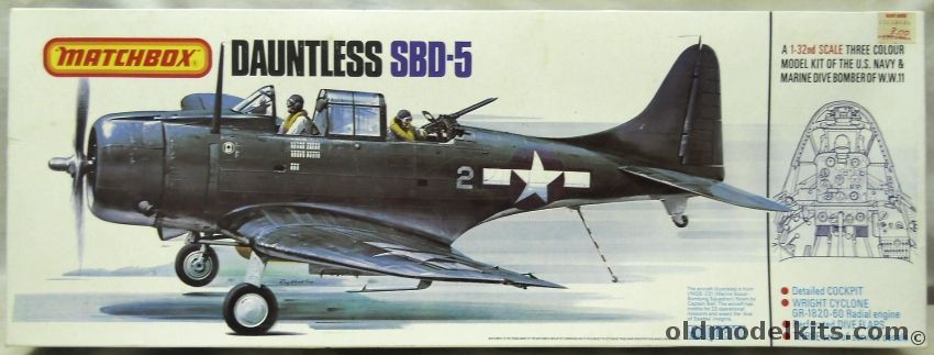 Matchbox 1/32 Douglas SBD-5 Dauntless - USN / France / New Zealand RNZAF, PK-503 plastic model kit