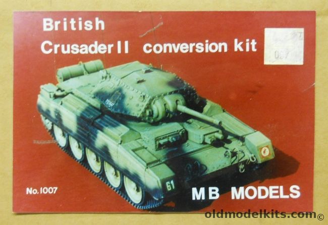 MB Models 1/35 British Crusader II Conversion Kit, 1007 plastic model kit