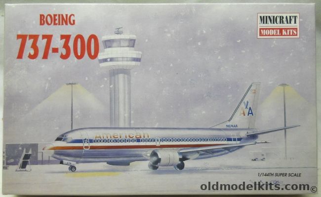 Minicraft 1/144 TWO Boeing 737-300 American Airlines - (737), 14446 plastic model kit