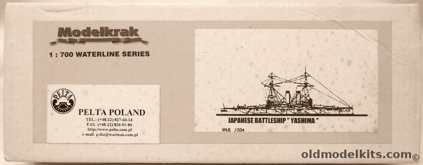 Modelkrak 1/700 Japanese Battleship Yashima, MKs-J004 plastic model kit