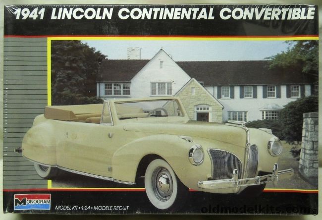 Monogram 1/24 1941 Lincoln Continental Convertible, 2312 plastic model kit