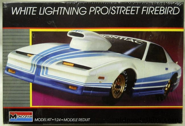 Monogram 1/24 White Lightning Pro Stree Firebird, 2748 plastic model kit