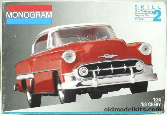 Monogram 1/24 1953 Chevrolet Bel Air 2 Door Hardtop, 2781 plastic model kit
