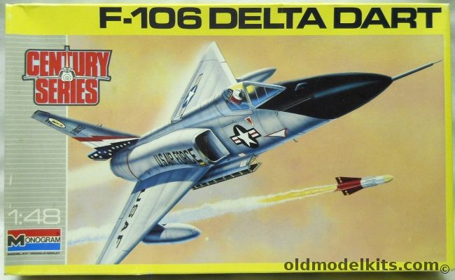 Monogram 1/48 F-106 Delta Dart Century Series, 5828 plastic model kit