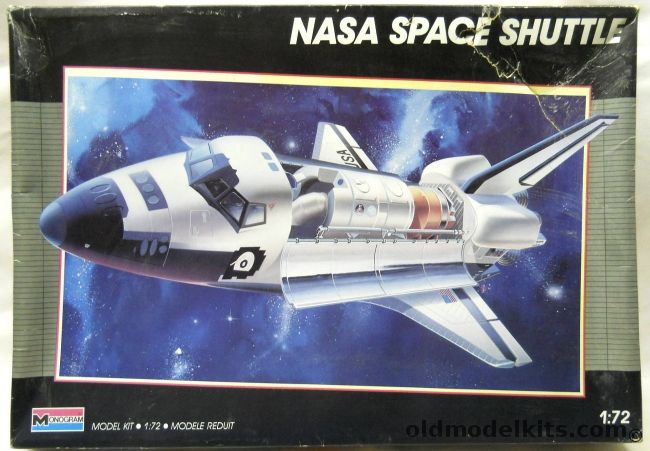 Monogram 1/72 NASA Space Shuttle - Enterprise / Columbia / Challenger / Discovery / Atlantis, 5904 plastic model kit