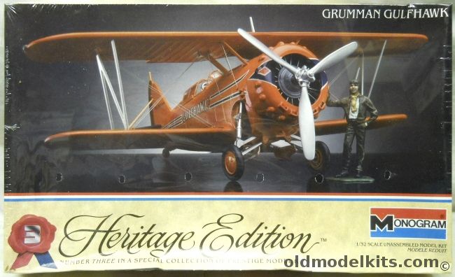 Monogram 1/32 Grumman Gulfhawk - (F3F) Gulf Oil, 6053 plastic model kit