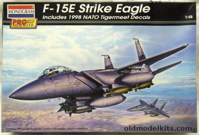 Monogram 1/48 F-15E Strike Eagle Pro Modeler, 85-5965 plastic model kit