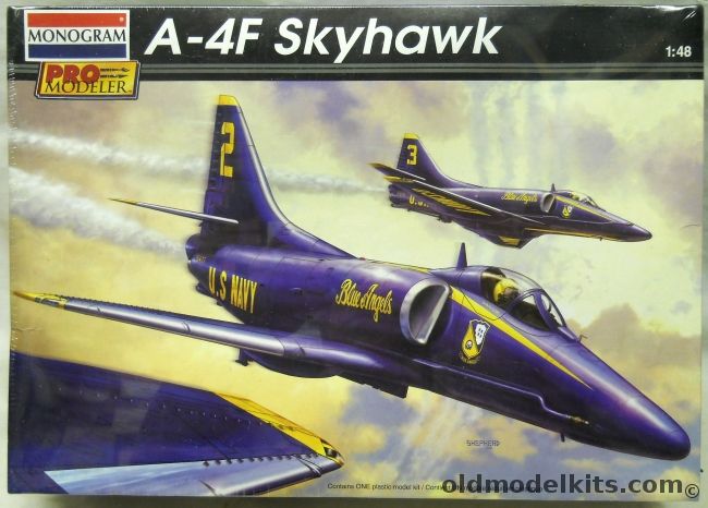 Monogram 1/48 A-4F Skyhawk Pro Modeler - Blue Angels or Marine Attack Sq 423, 85-5976 plastic model kit