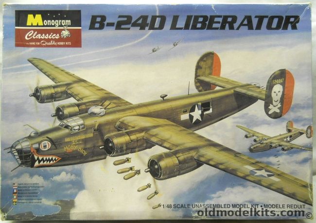 Monogram 1/48 B-24D Liberator, 855604 plastic model kit