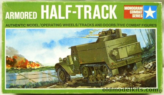 Monogram 1/35 Armored Half-Track -  M13 Multiple Gun Motor Carrier MGMC, PM155-150 plastic model kit