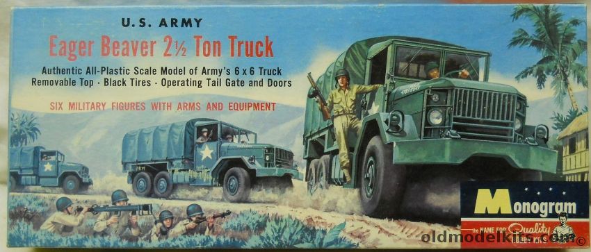 Monogram 1/35 M-34 Eager Beaver 2 1/2 Ton Truck - Four Star Issue, PM22-149 plastic model kit