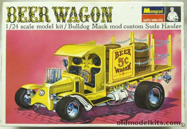 Monogram 1/24 Beer Wagon - Mack Bulldog Mod Custom Suds Hauler - By Tom Daniel, PC189-200 plastic model kit