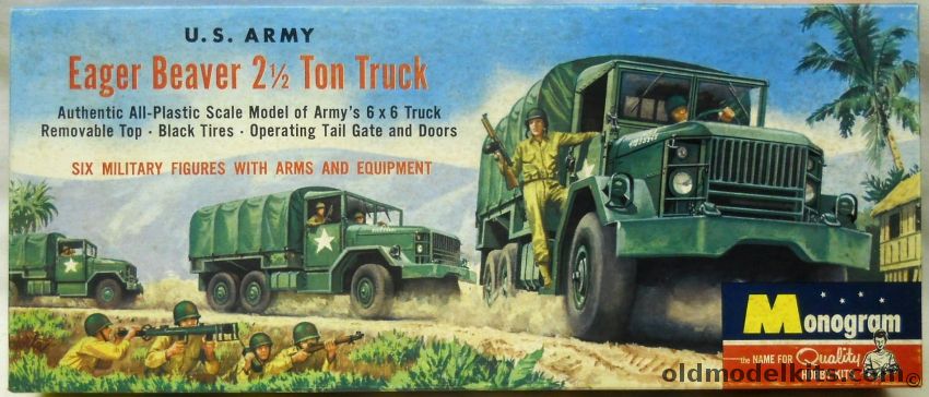 Monogram 1/35 M-34 Eager Beaver 2 1/2 Ton Truck - Four Star Issue, PM22-149 plastic model kit