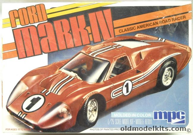 MPC 1/25 Ford Mark IV - Le Mans Winner, 1-0561 plastic model kit