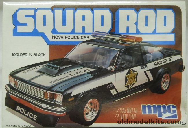 MPC 1/25 Squad Rod Nova Police Car - (Chevrolet), 1-0744 plastic model kit
