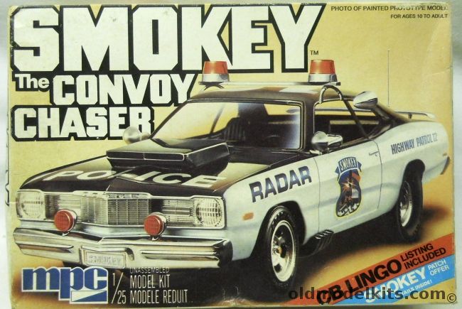 MPC 1/25 Smokey The Convoy Chaser - Dodge Police Car, 1-0776 plastic model kit