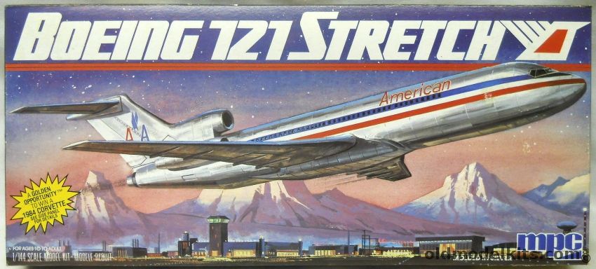 MPC 1/144 Boeing 727-200 Stretch American Airlines - (727 ex Airfix), 1-4704 plastic model kit