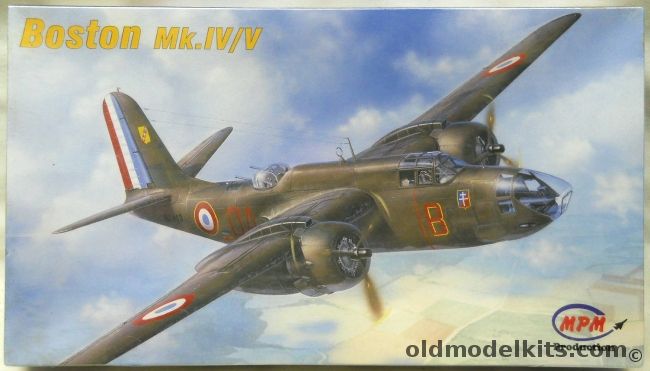 MPM 1/72 Boston Mk.IV/V - Free French / RAF 18th Sq. Italy 1944 105 Missions / RAF 13th Sq Italy 1945 / RAF 18th Sq Italy 1945, 72549 plastic model kit