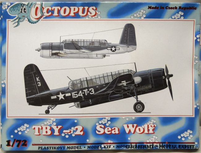 Octopus 1/72 TBY-2 Sea Wolf - Bagged, 72038 plastic model kit