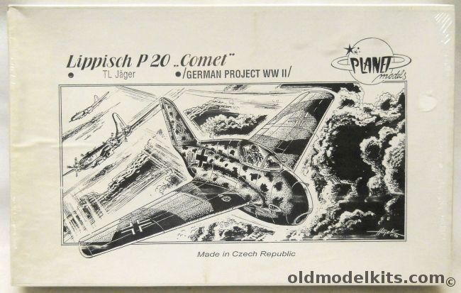 Planet Models 1/72 Lippisch P20 Comet, 014 plastic model kit