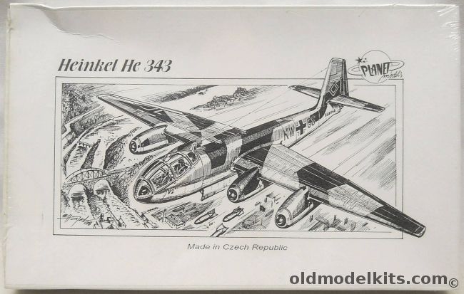 Planet Models 1/72 Heinkel He-343, 042 plastic model kit